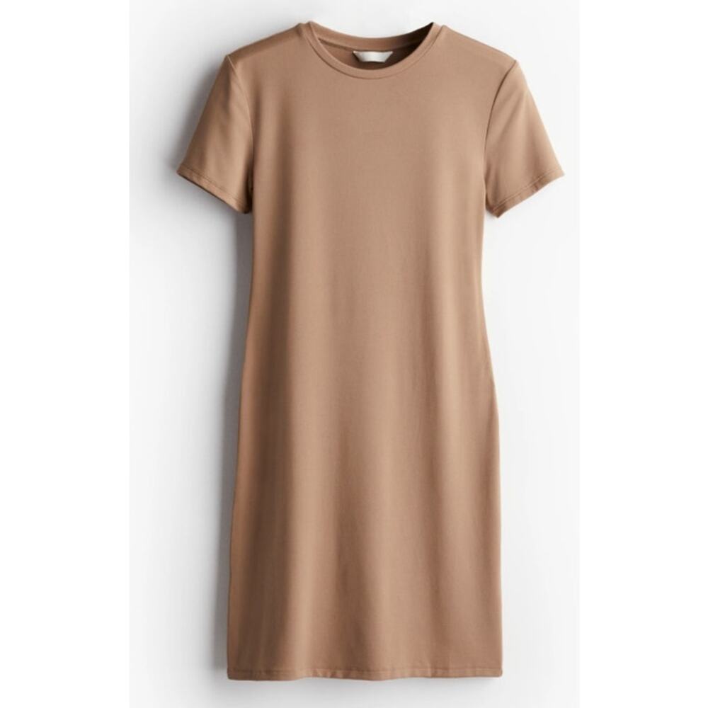 EUC LAVENDER H&M 100% cotton T-Shirt Dress Women’s Size Small